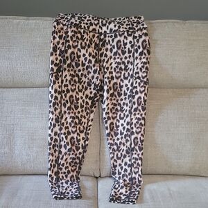 Victoria's Secret Brown and Black Leopard Print Leggings